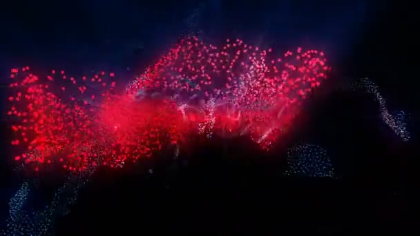 Ψηφιακό Οπτικό Animation Σωματιδίων Γούνας — Αρχείο Βίντεο