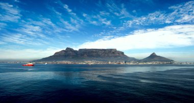 Masa dağı, Cape-Town, Güney Afrika deniz manzarası
