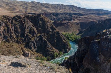 Kazakistan'ın Çarın Kanyonu