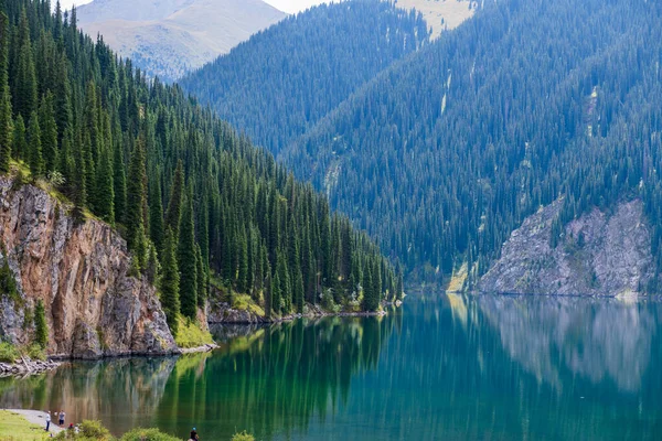 Lago Kolsay Lago Montagna Kazakistan — Foto Stock