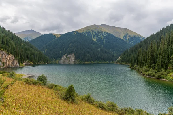 Lago Kolsay Lago Montagna Kazakistan — Foto Stock