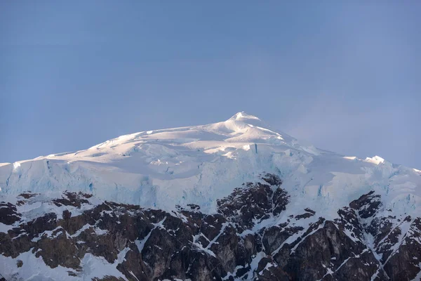 Paisaje Antártico Con Glaciares Montañas — Foto de Stock