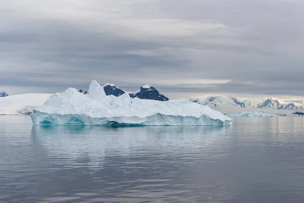 Antarctic Landscape Iceberg View Expedition Ship Stock Image