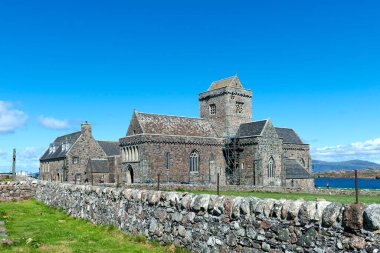 Iona Abbey, Iona Adası, İskoçya, Birleşik Krallık.
