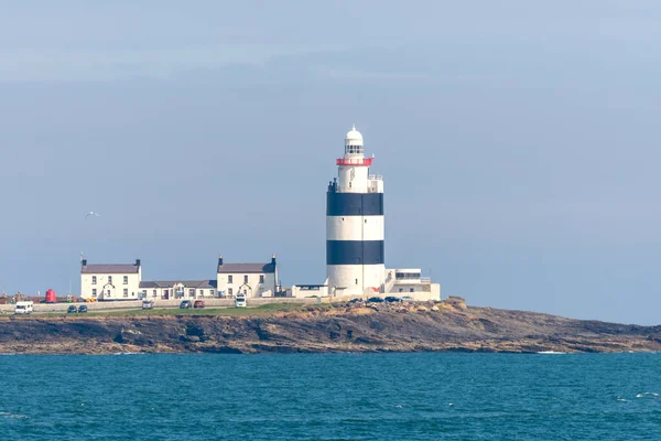 Phare Sur Une Petite Île Mer Écosse Royaume Uni — Photo