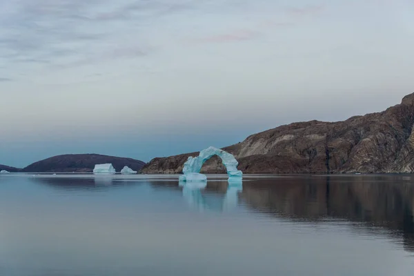 Landscape Iceberg Greenland Summer Time Sunny Weather — Stock Photo, Image