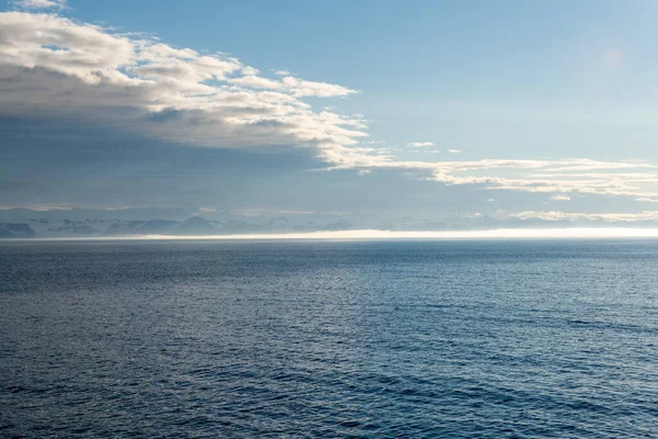 Schöne Meereslandschaft Himmel Mit Wolken — Stockfoto