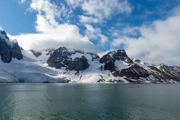 Αρκτικό Τοπίο Στο Svalbard Παγετώνα — Φωτογραφία Αρχείου