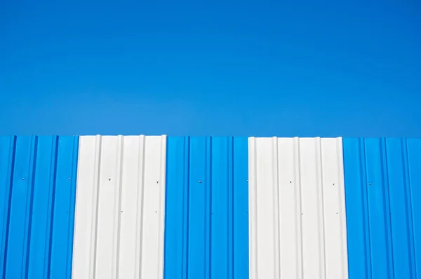 Çinko alüminyum duvar doku arka plan güzel mavi rengini