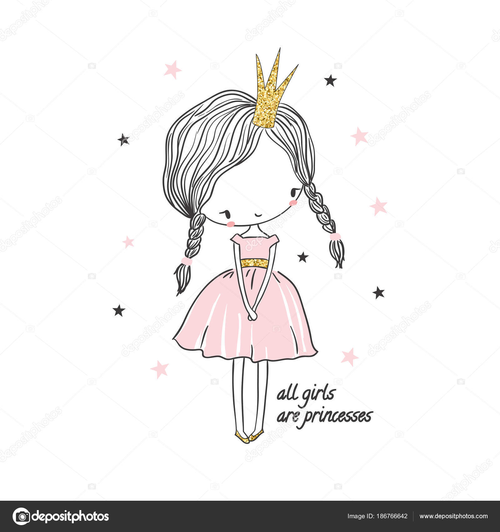 エレガントかわいい 子供 イラスト 女の子 スーパーイラストコレクション