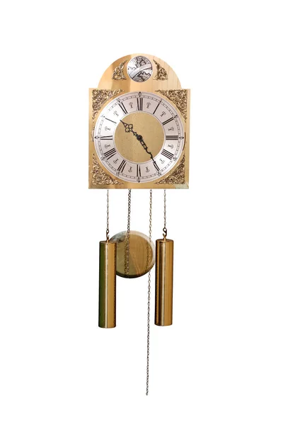 Wanduhr mit Pendel Stockbild