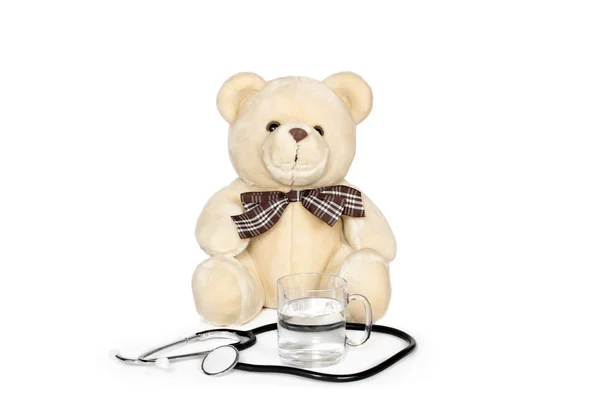 Kinderarzt Spielzeug Isoliert Auf Weißem Hintergrund lizenzfreie Stockfotos