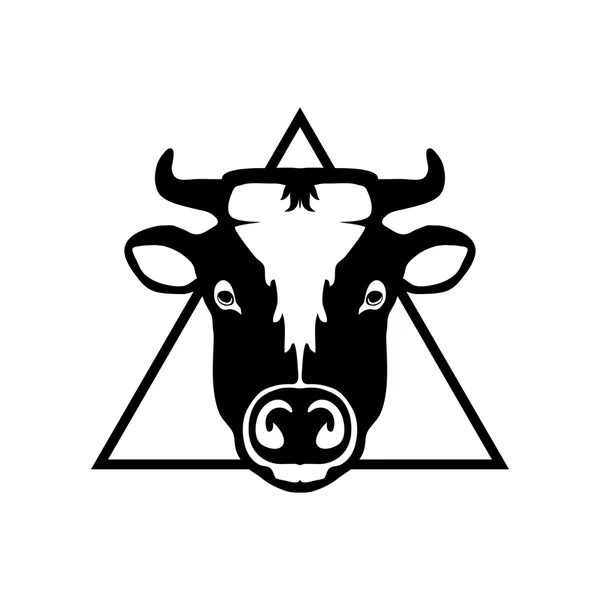 Logo vache moderne — Image vectorielle