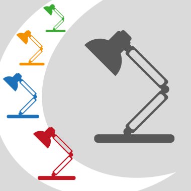 modern lamp logo clipart