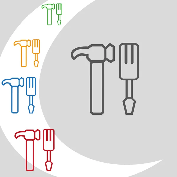 Modern tool logo — Διανυσματικό Αρχείο