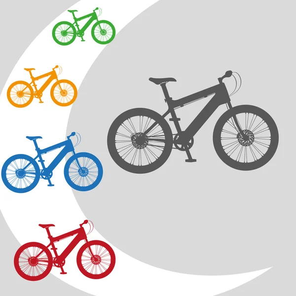 Logotipo moderno da bicicleta —  Vetores de Stock