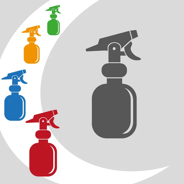 Conception du logo spray — Image vectorielle