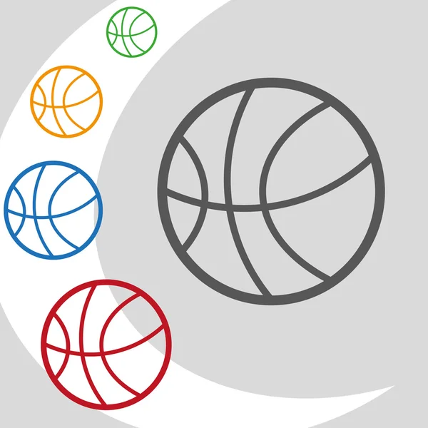 Modern ball logo — Stockový vektor