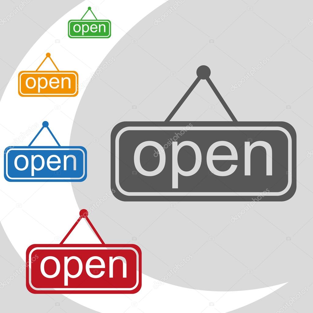 Vector illustration design of modern signs logo