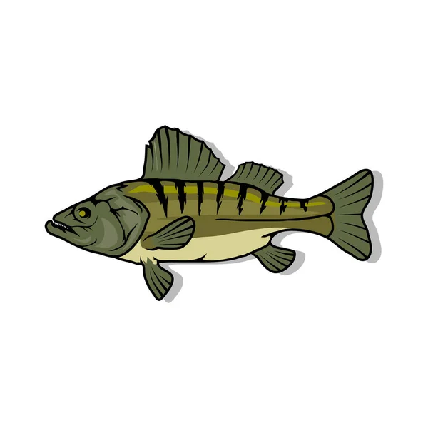 Logotipo de peixe fresco — Vetor de Stock