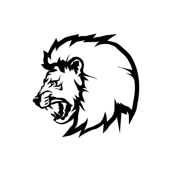 Tiger logo, illüstrasyon — Stok Vektör