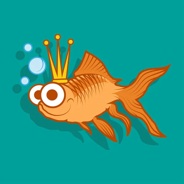 Logo poisson, illustration — Image vectorielle