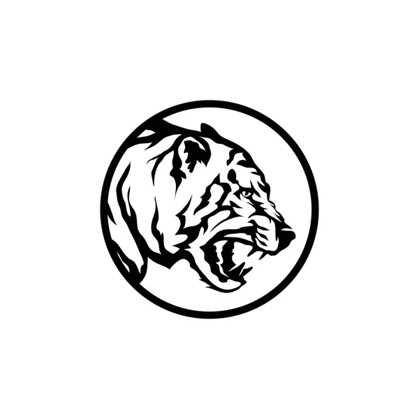 Tijger logo, afbeelding — Stockvector