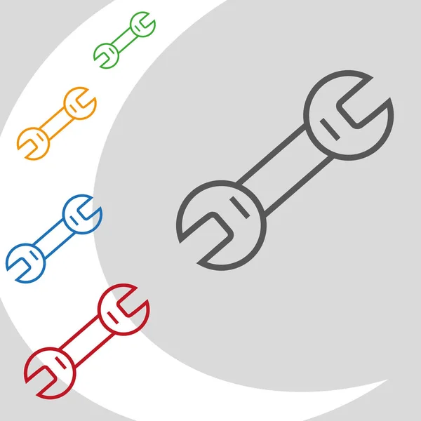 Icône de clé, illustration — Image vectorielle