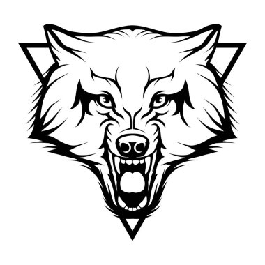 logo üçgeninde kurt