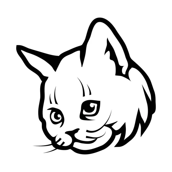 Logo Kepala Kucing Keren