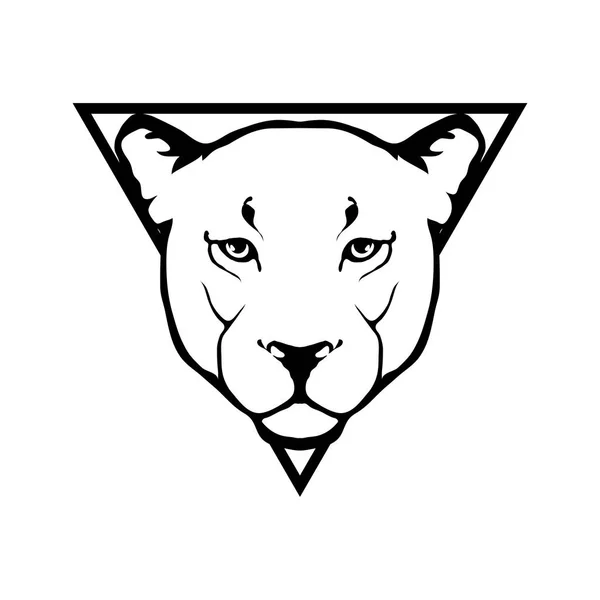 Graphic Gepard logo — 스톡 벡터