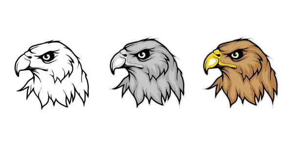 Logotipo gráfico da águia — Vetor de Stock