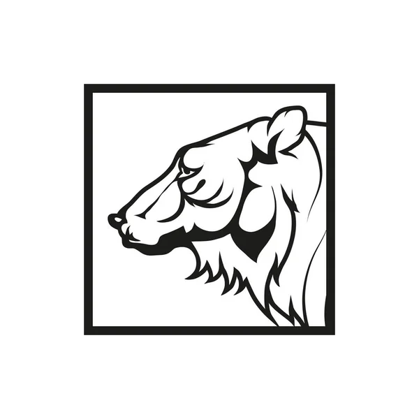 Logotipo do tigre, ilustração — Vetor de Stock