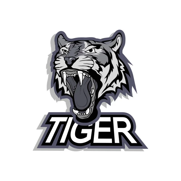 Logo harimau, ilustrasi - Stok Vektor