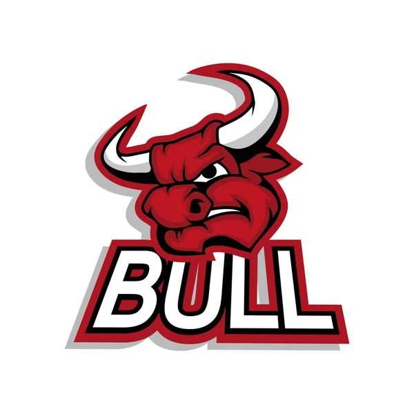 Logo del toro, ilustración — Vector de stock