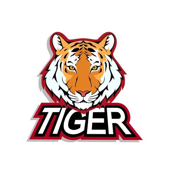 Logo del tigre, ilustración — Archivo Imágenes Vectoriales