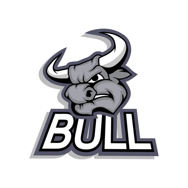 Logo del toro, illustrazione — Vettoriale Stock