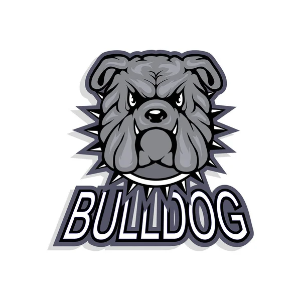 Modèle de logo bulldog — Image vectorielle