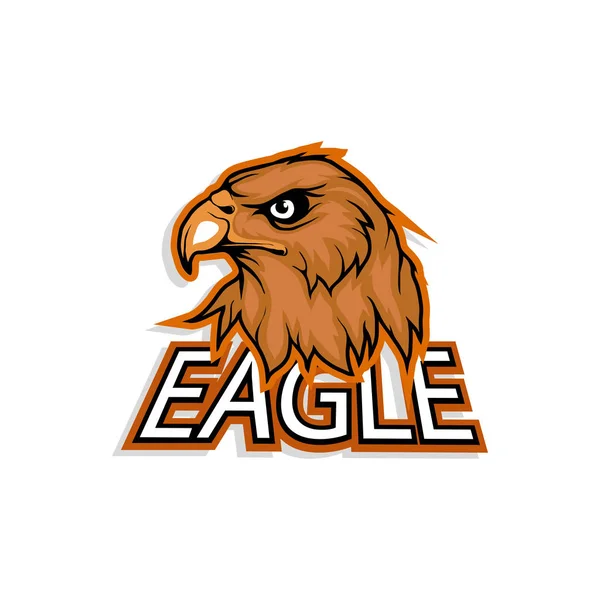 Logo tête d'aigle — Image vectorielle