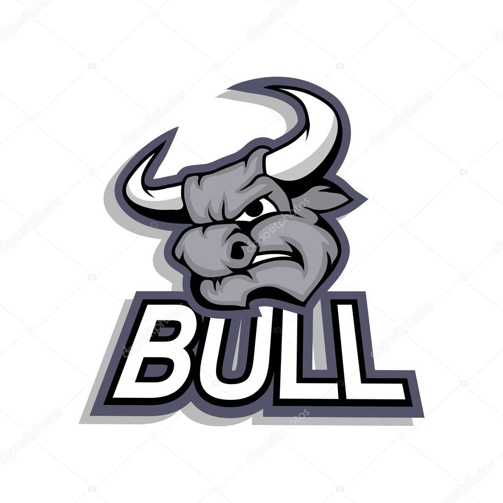 bull logo, illustration 