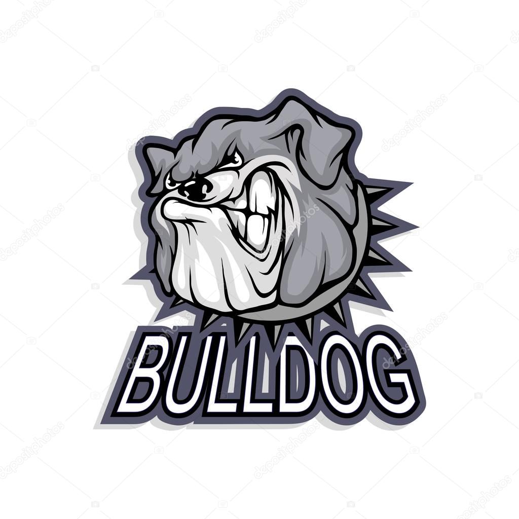 Bulldog logo template — Stock Vector © korniakovstock@gmail.com #146248769