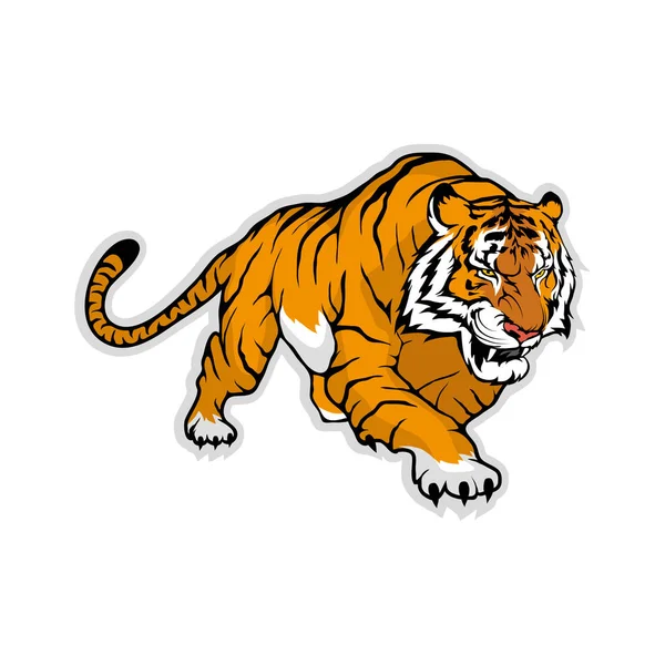 Plantilla de logotipo de tigre — Archivo Imágenes Vectoriales