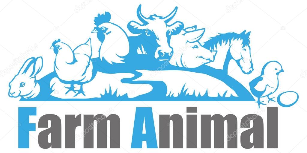 Farm animal logo