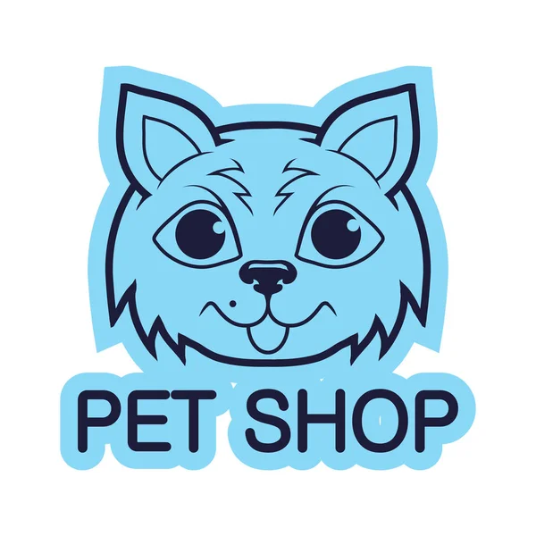 Tienda de mascotas logo — Vector de stock