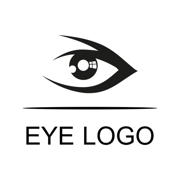Ícone plano do olho — Vetor de Stock