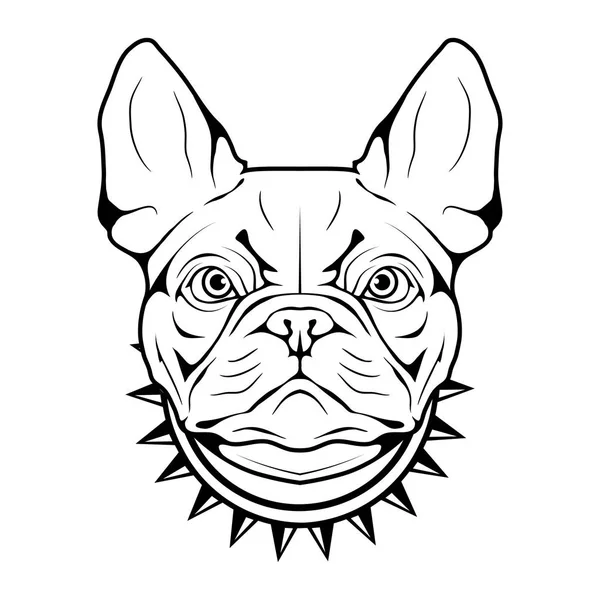 Злий собака логотип — стоковий вектор