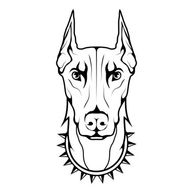 Doberman köpek logosu