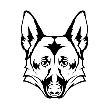 Alman çoban köpek logosu