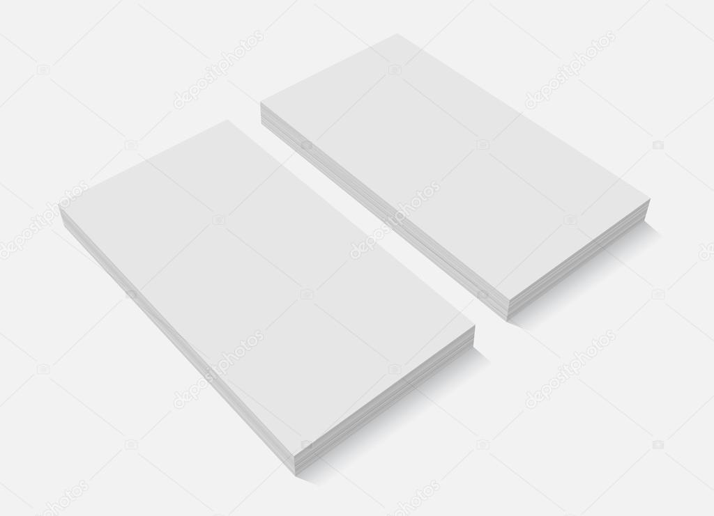 Blank business cards mock-up for promotion of CI