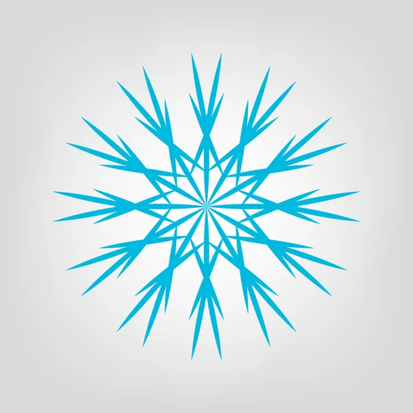 Векторна піктограма сніжинки . — стоковий вектор